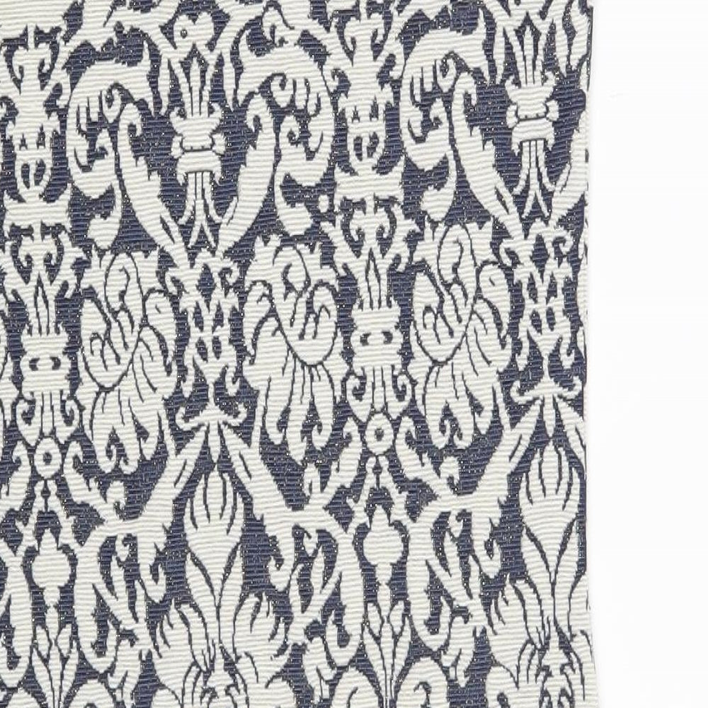 TU Womens Blue Paisley  Fit & Flare  Size 8