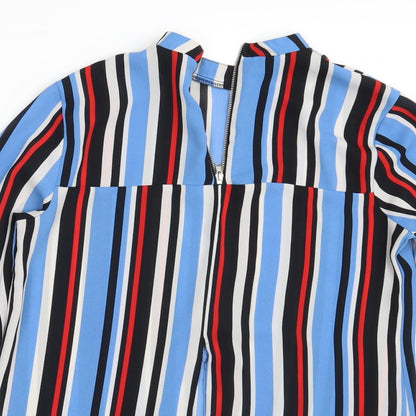 Womens UK Size 6 Atmosphere Multicoloured Basic Blouse