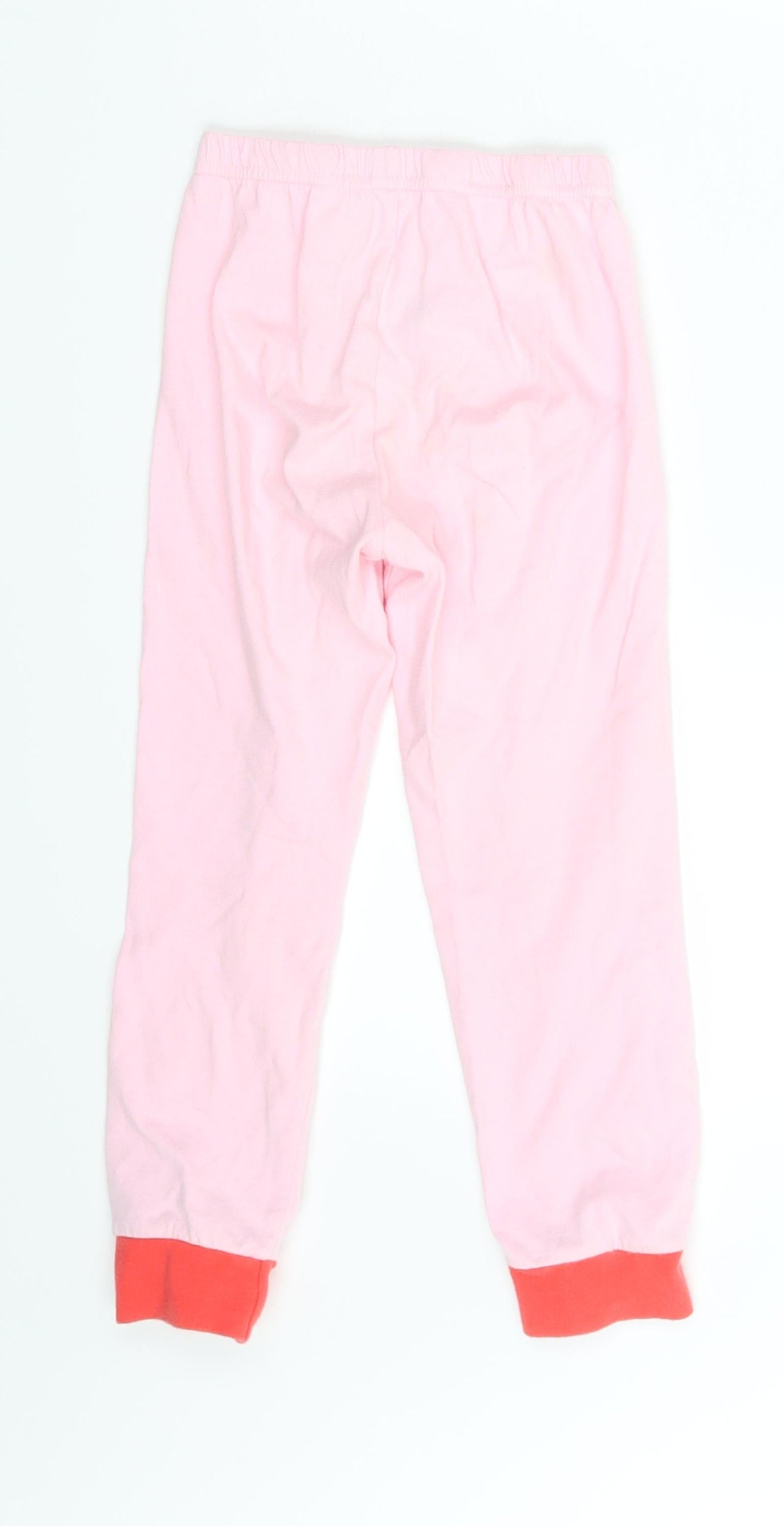 Mothercare Girls Pink   Jogger Trousers Size 5-6 Years - Waist 14in