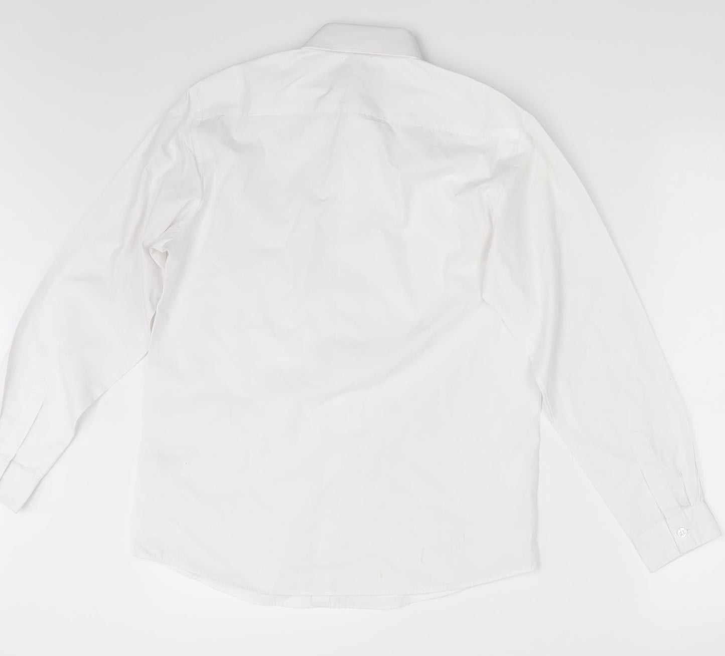 George Boys White   Basic Button-Up Size 13-14 Years