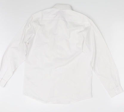 George Boys White   Basic Button-Up Size 13-14 Years