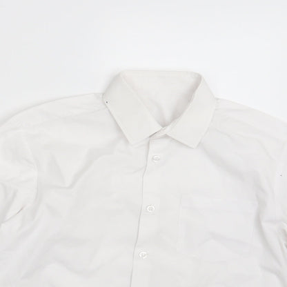 George Boys White   Basic Button-Up Size 13-14 Years