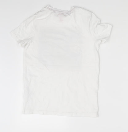 F&F Boys White   Basic T-Shirt Size 8-9 Years  - Player of the Year !