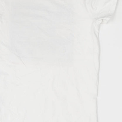 F&F Boys White   Basic T-Shirt Size 8-9 Years  - Player of the Year !