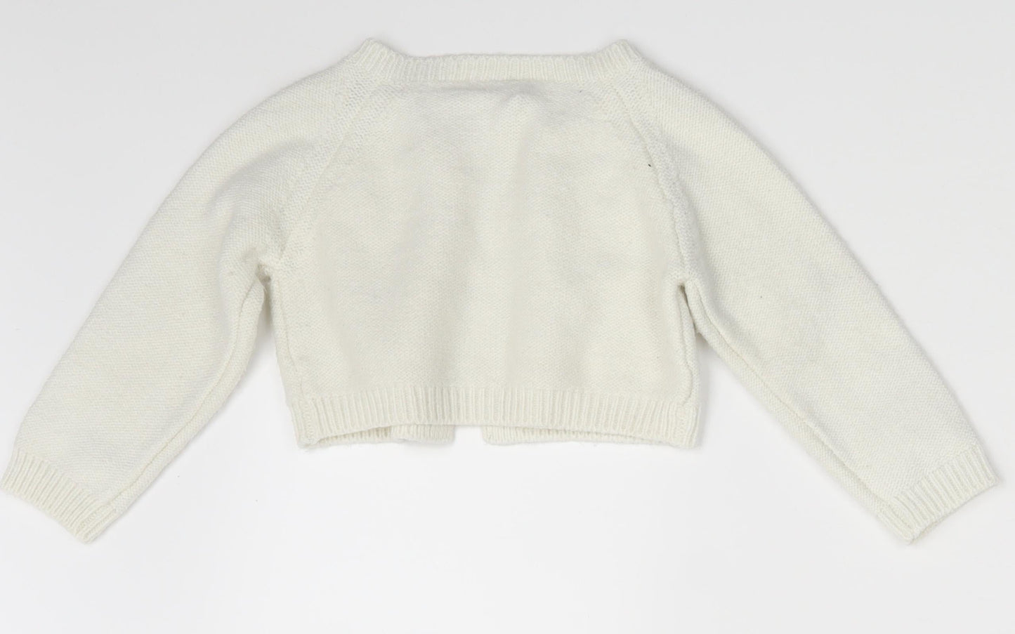 Nutmeg Baby Ivory   Cardigan Jumper Size 12-18 Months