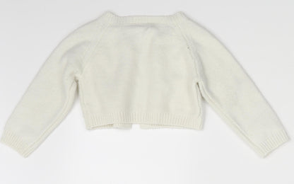 Nutmeg Baby Ivory   Cardigan Jumper Size 12-18 Months