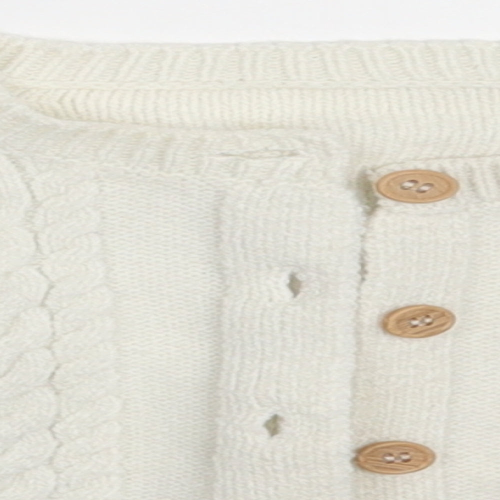 Nutmeg Baby Ivory   Cardigan Jumper Size 12-18 Months