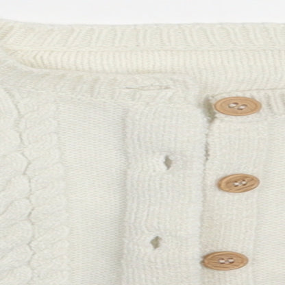 Nutmeg Baby Ivory   Cardigan Jumper Size 12-18 Months
