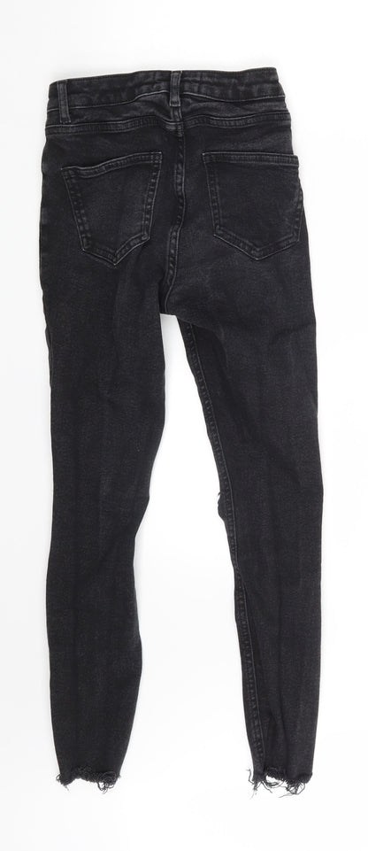 Hallie Girls Grey  Denim Skinny Jeans Size 13 Years