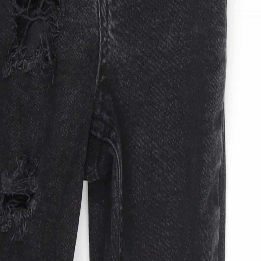 Hallie Girls Grey  Denim Skinny Jeans Size 13 Years