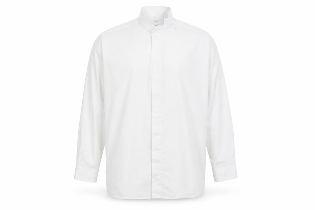 Mens UK Size One Size Disley White  Button-Up Long Sleeve Casual Shirt