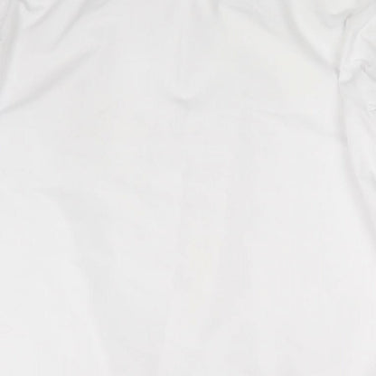 Mens UK Size One Size Disley White  Button-Up Long Sleeve Casual Shirt