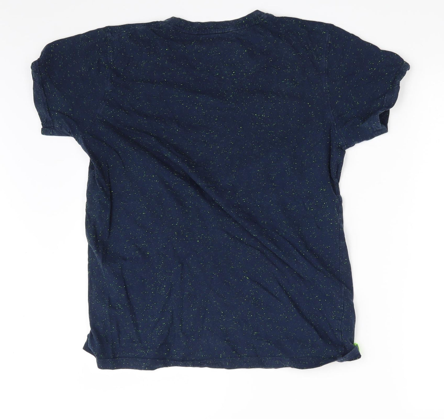 Tide & Sail Mens Blue Polka Dot   T-Shirt Size M