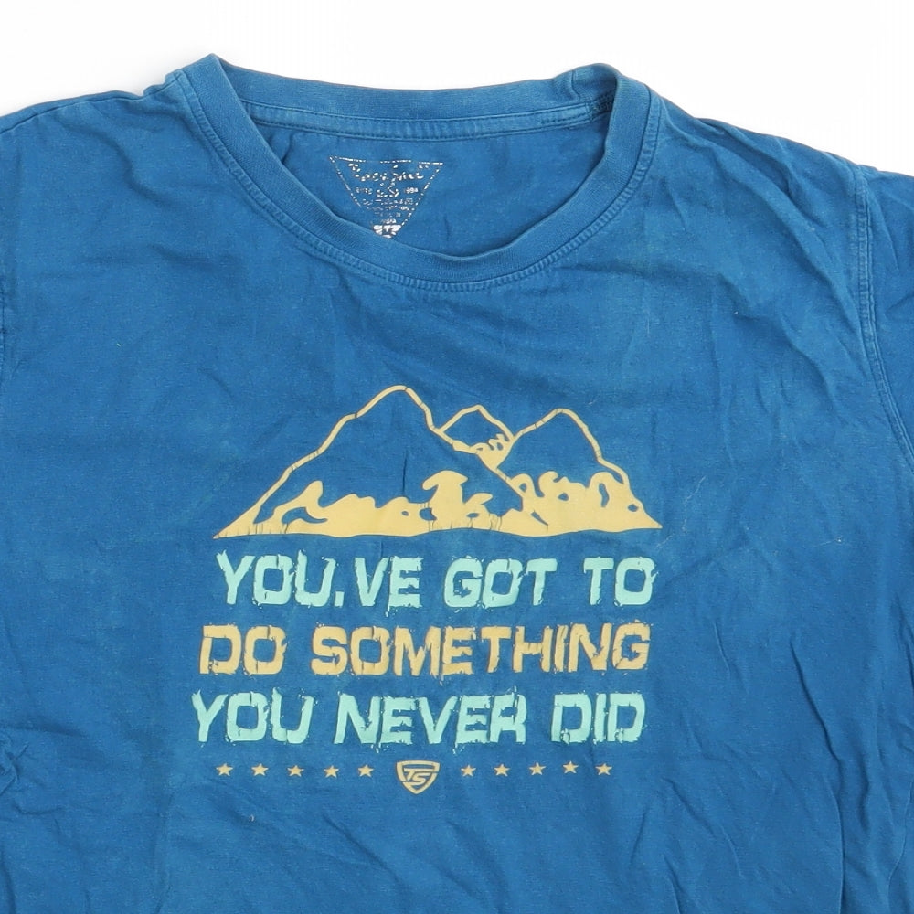 Tide & Sail Mens Blue    T-Shirt Size M