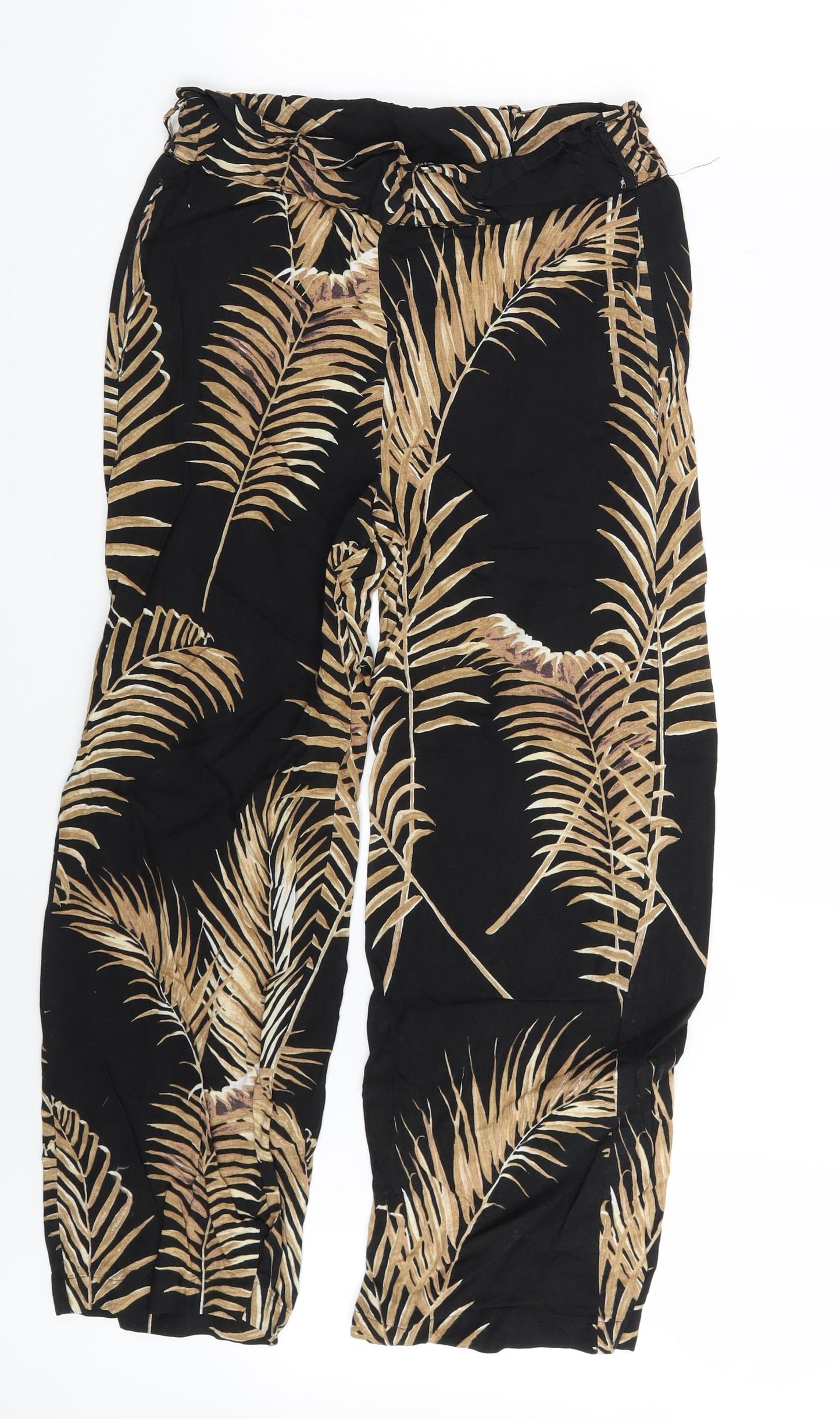 Womens UK Size S Preworn Regular Fit  Multicoloured Trousers