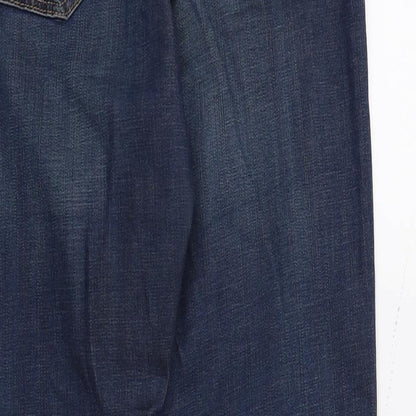 Topshop Womens Blue  Denim Skinny Jeans  L28 in