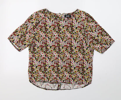 Womens UK Size 12 G21 Multicoloured Basic T-Shirt