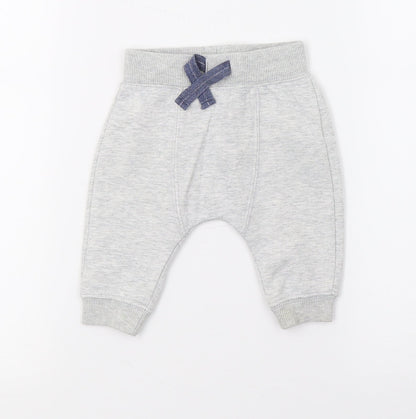 F&F Baby Grey   Jogger Trousers Size 0-3 Months