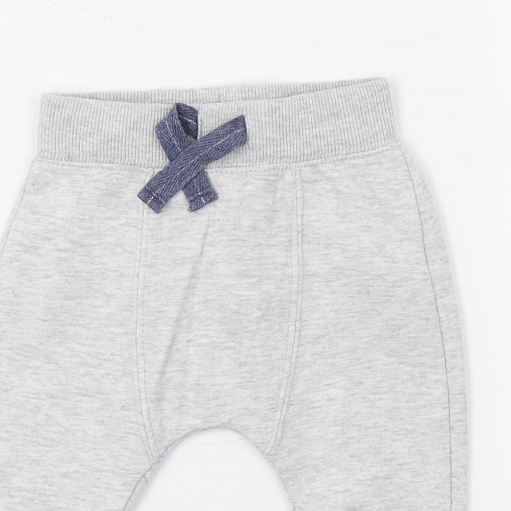 F&F Baby Grey   Jogger Trousers Size 0-3 Months