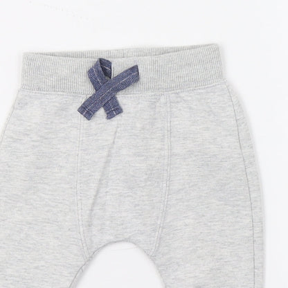 F&F Baby Grey   Jogger Trousers Size 0-3 Months