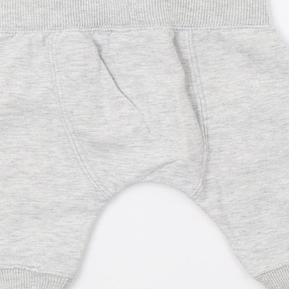 F&F Baby Grey   Jogger Trousers Size 0-3 Months