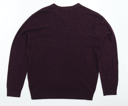 Debenhams Mens Brown  Knit Pullover Jumper Size M
