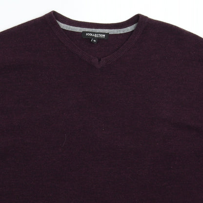 Debenhams Mens Brown  Knit Pullover Jumper Size M