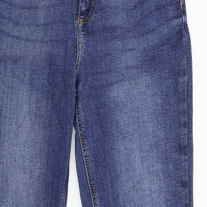 Denim & Co. Womens Blue  Denim Skinny Jeans Size 10 L29 in