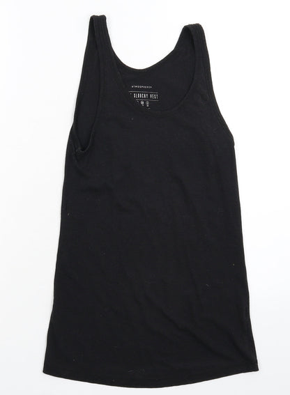 Womens UK Size 6 Atmosphere Black Basic Tank
