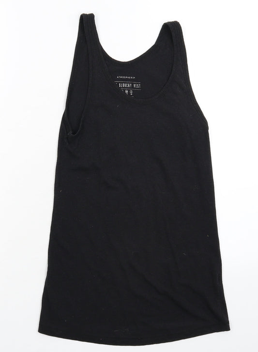 Womens UK Size 6 Atmosphere Black Basic Tank