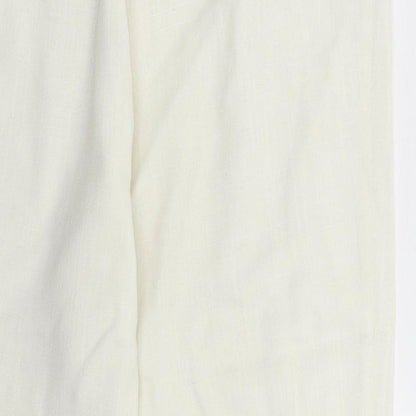 Classic Collection Womens White   Trousers  Size 14 L25 in