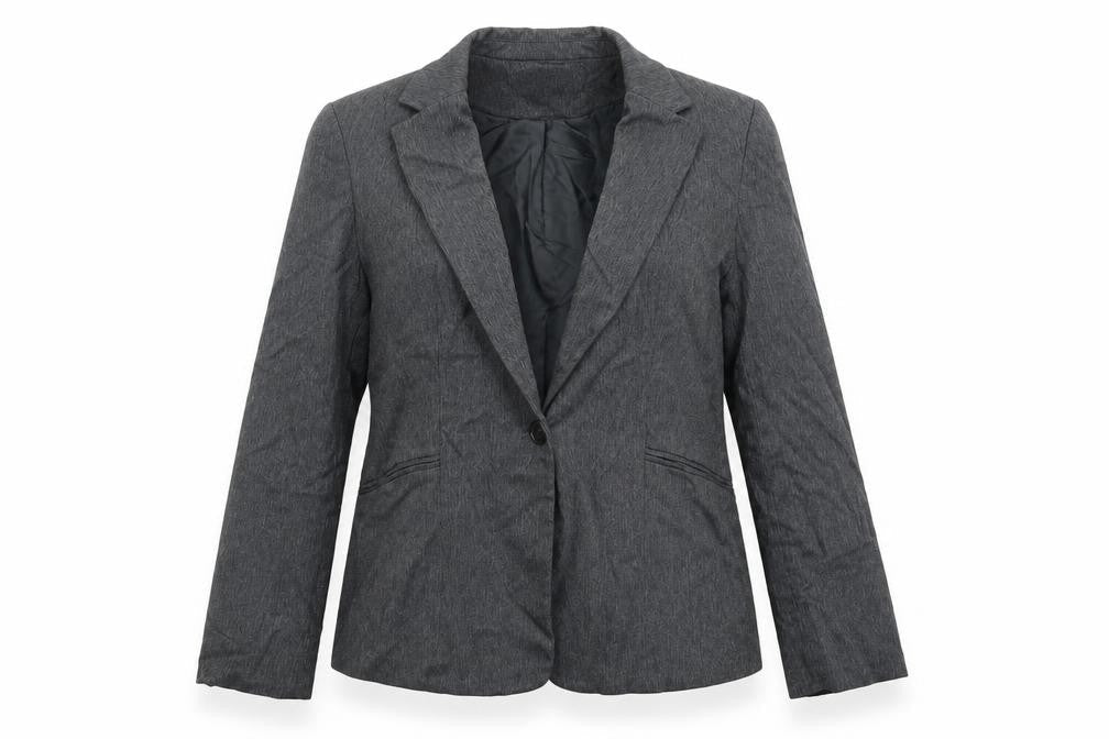 Womens UK Size 16 Papaya Regular Grey Suit Jacket