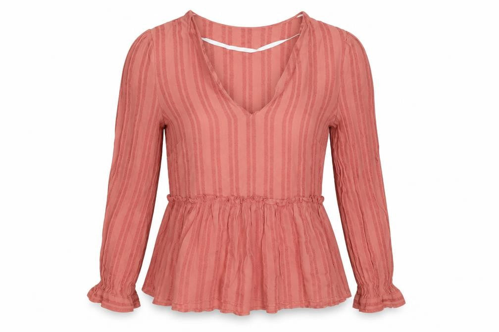 Womens UK Size 10 Primark Pink Basic Blouse