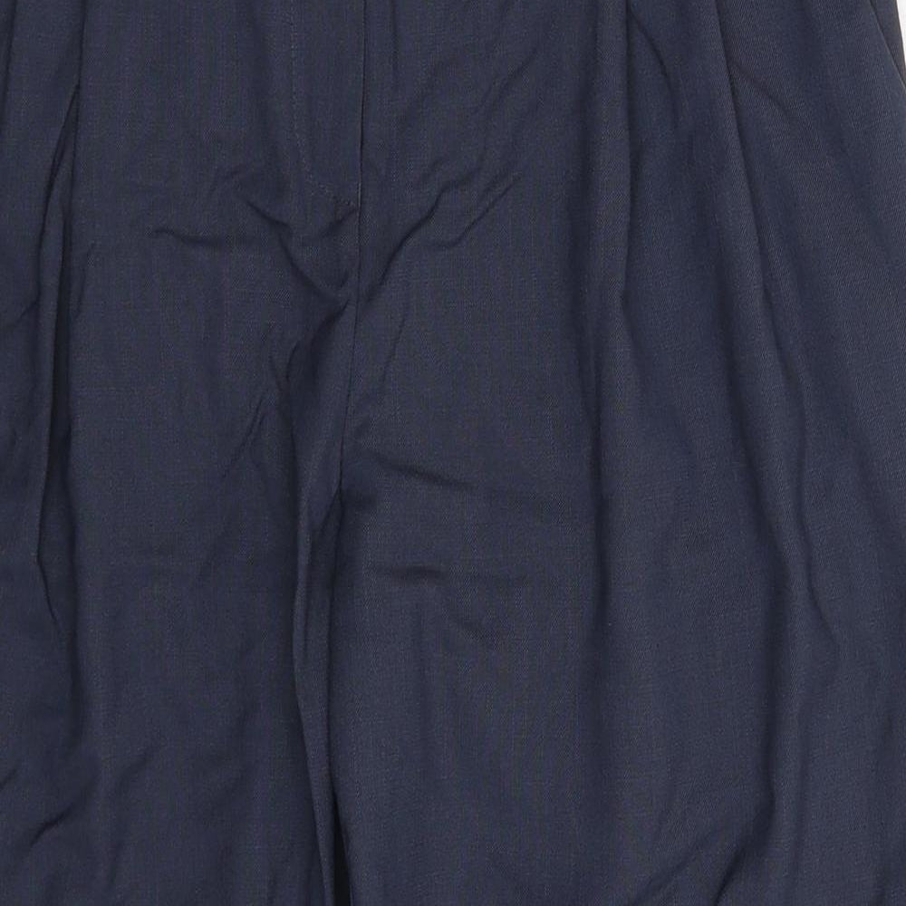 Womens UK Size 14 NEXT Regular Fit Dress Pants Blue Trousers