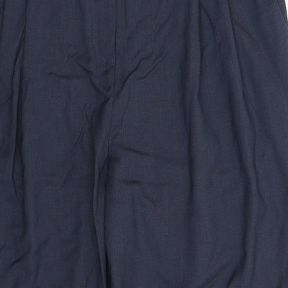 Womens UK Size 14 NEXT Regular Fit Dress Pants Blue Trousers