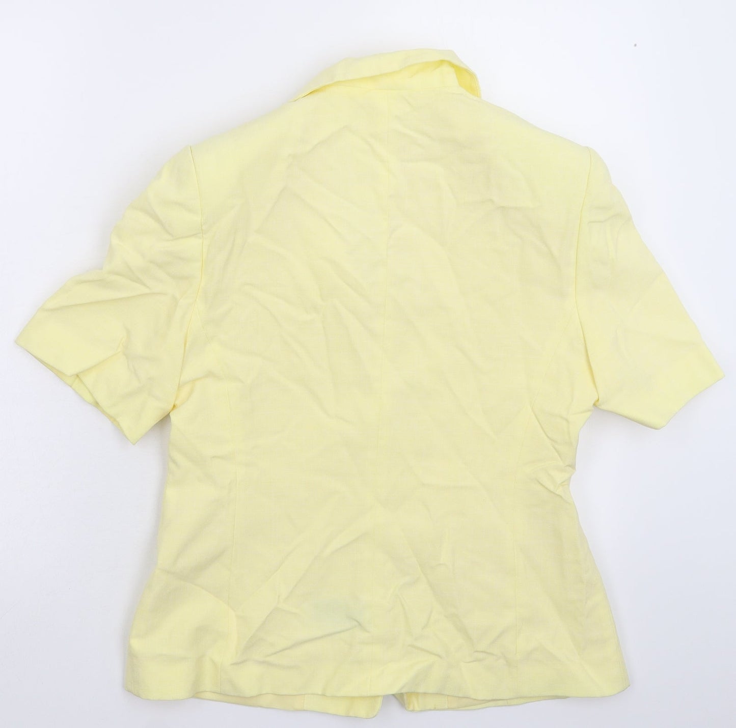 C&A Womens Yellow   Jacket Blazer Size 12