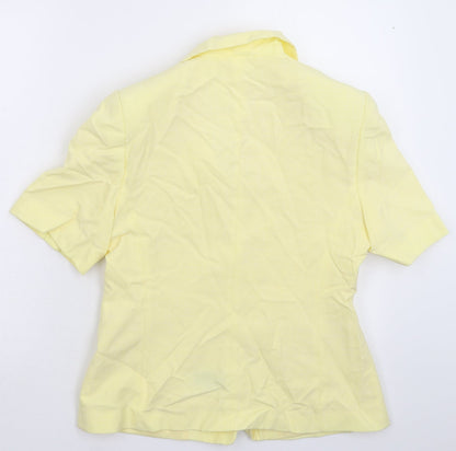 C&A Womens Yellow   Jacket Blazer Size 12
