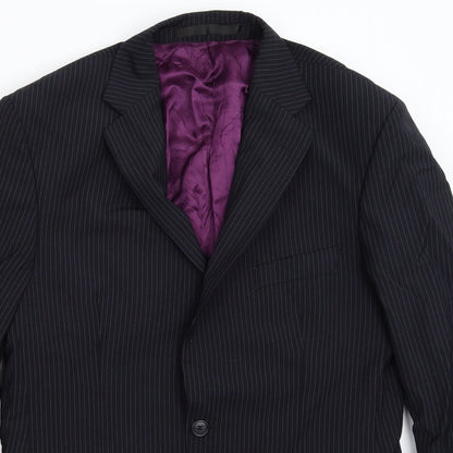 Mens UK Size 38 Marks and Spencer Regular Blue Suit Jacket
