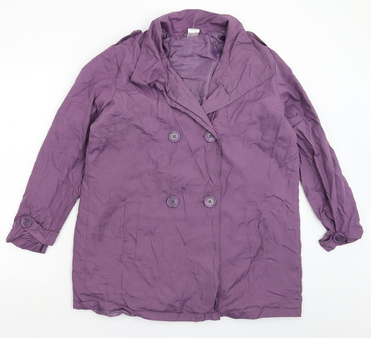 Movitex Womens Purple   Jacket Coat Size 16