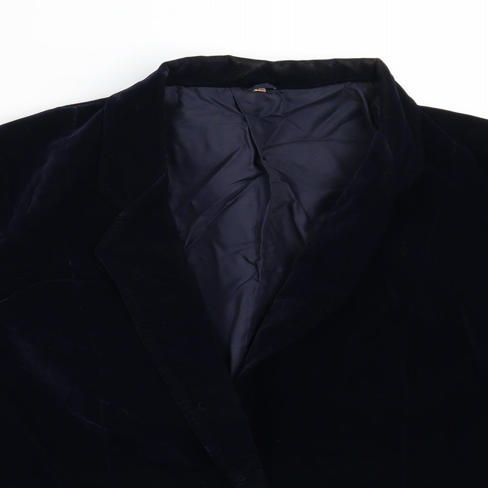 Womens UK Size 16 Preworn Regular Blue Blazer