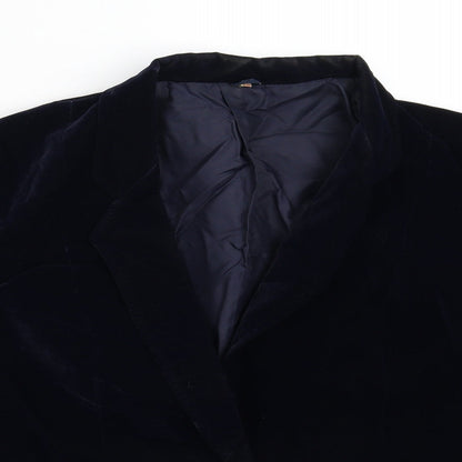 Womens UK Size 16 Preworn Regular Blue Blazer