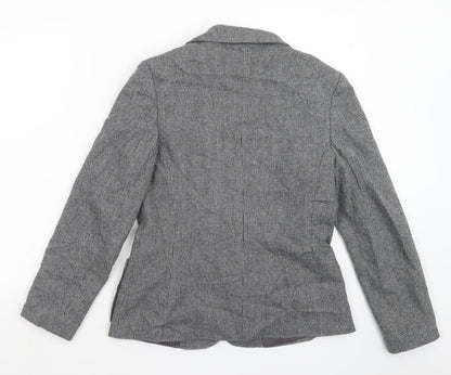 Womens UK Size 12 Preworn Regular Grey Blazer