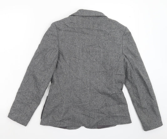 Womens UK Size 12 Preworn Regular Grey Blazer