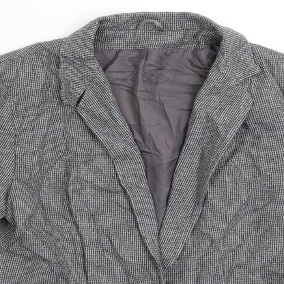 Womens UK Size 12 Preworn Regular Grey Blazer