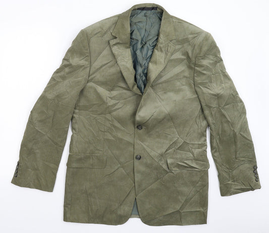 Mens UK Size 40 Marks and Spencer Regular Green Suit Jacket
