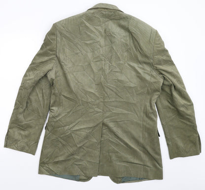 Mens UK Size 40 Marks and Spencer Regular Green Suit Jacket