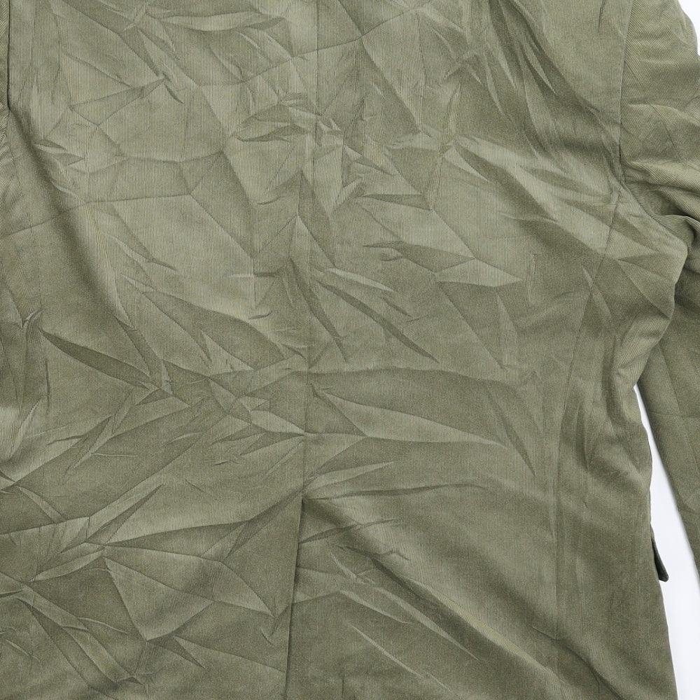 Mens UK Size 40 Marks and Spencer Regular Green Suit Jacket