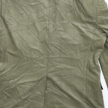 Mens UK Size 40 Marks and Spencer Regular Green Suit Jacket