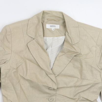Womens UK Size 10 Marks and Spencer Regular Grey Blazer