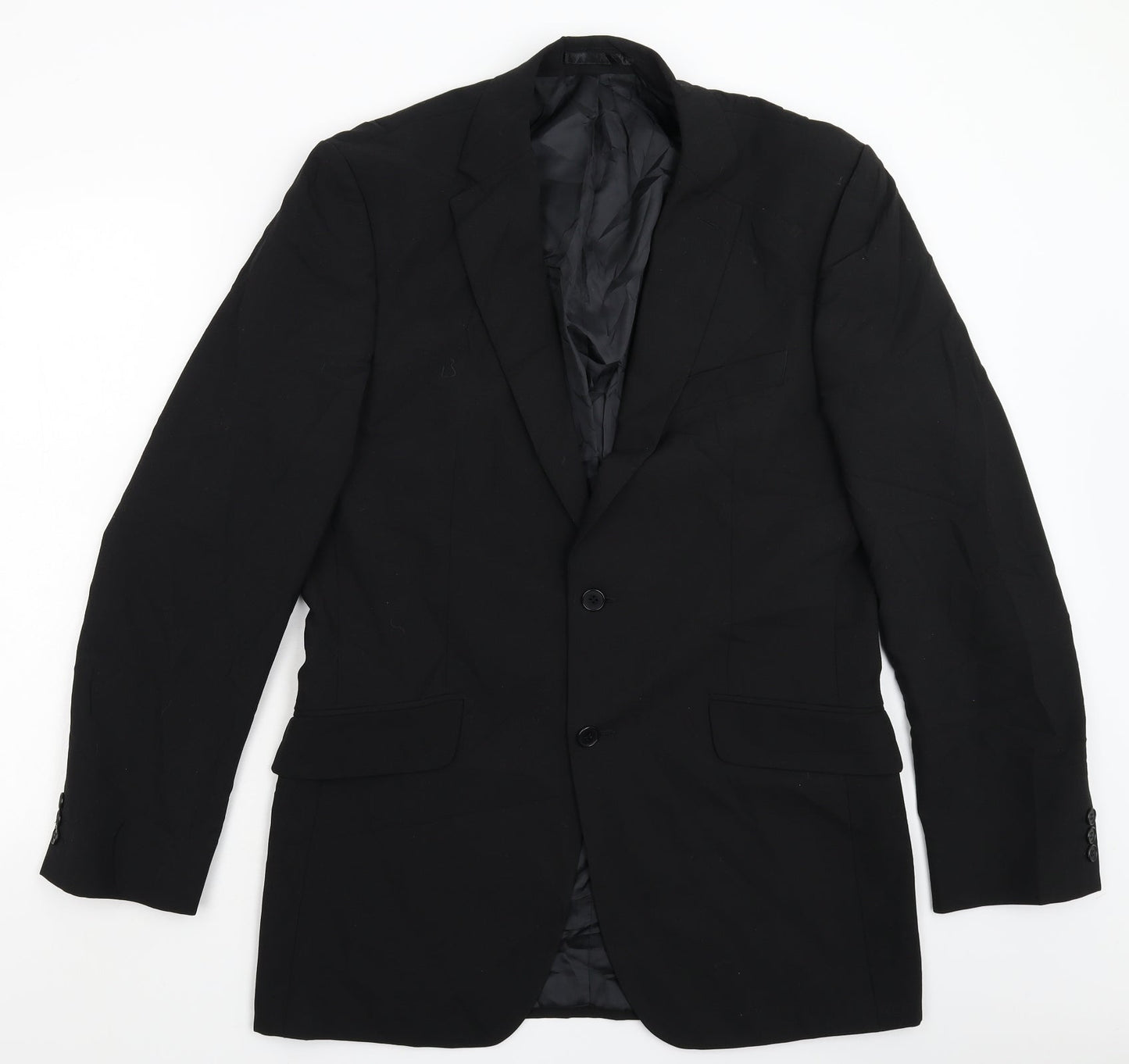 Mens UK Size 40 Karl Jackson Regular Black Suit Jacket